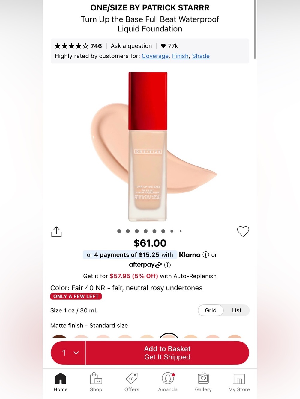 One Size Foundation